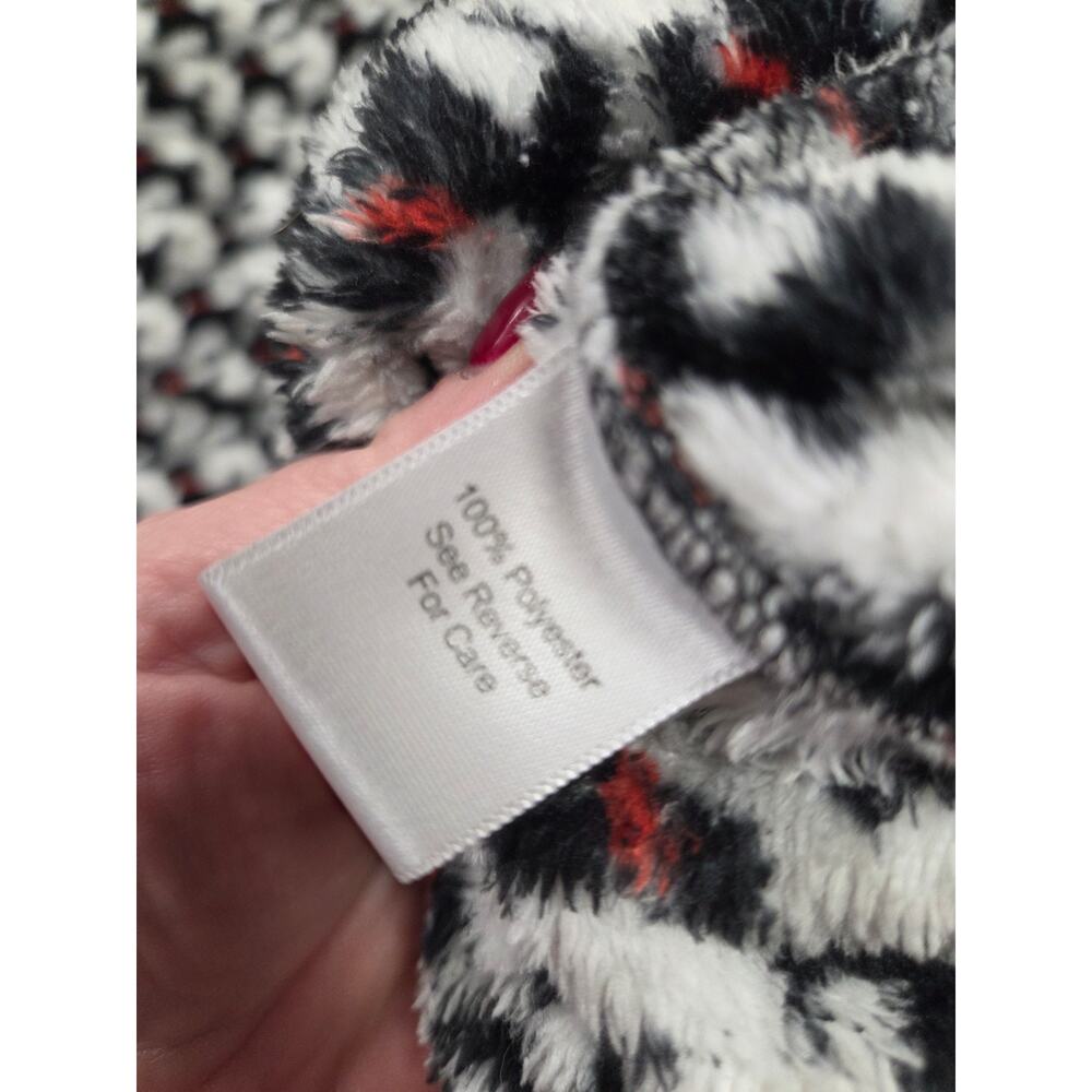 Vera Bradley Scottie Schnauzer DOG Hooded Plush Robe Tie Closure 2 Pockets S/M - Picture 4 of 4